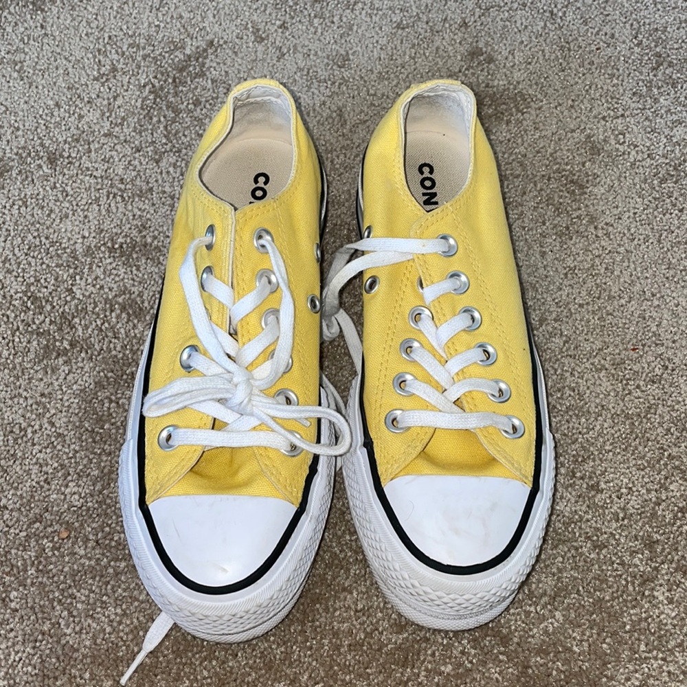 Yellow platform short Converse size 5